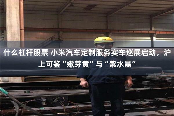 什么杠杆股票 小米汽车定制服务实车巡展启动，沪上可鉴“嫩芽黄”与“紫水晶”